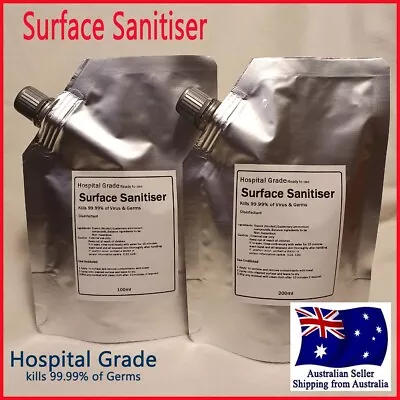 Surface Sanitiser Disinfectant 1L Based Ethanol Refil -1000ml • $29.95