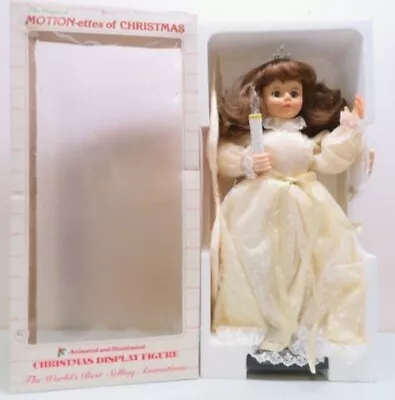 Vtg Telco Motion-ettes Of Christmas Brunette Angel Animated Light  • $44.99