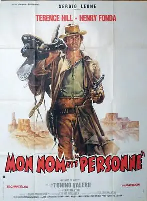 My Name Is Nobody - Fonda / Leone / Hill - Original Large French Movie Poster • $159.99