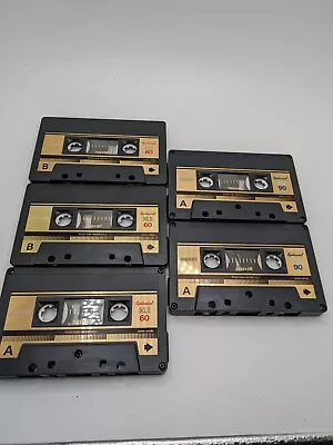 Lot Of 5 - Maxell XLII (3-60 & 2-90) Audio Cassette Used Pre-Recorded • $18.74