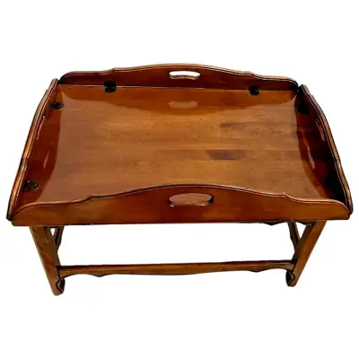 Ethan Allen Butler's Tray Coffee Table Fold Down Sides French Country • $626.50