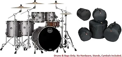 Mapex Saturn Evolution Workhorse Maple Gun Metal Grey 5pc Drums | 22/10/12/14/16 • $3069