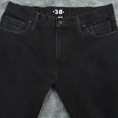 Artful Dodger Jeans Mens 36x32* Blaack Straigtht Fit Solid Straight • $22.40
