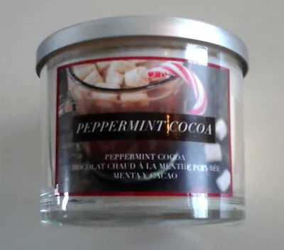 Slatkin And Company Decorative Pepperment/cocoa Candle 4 Ounce Brand New   • $22.99