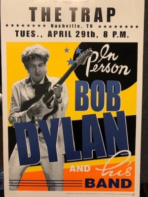 $299.99 • Buy Bob Dylan The Trap Nashville, TN 4/29/03 POSTER RARE Club Show 2003 Live Concert
