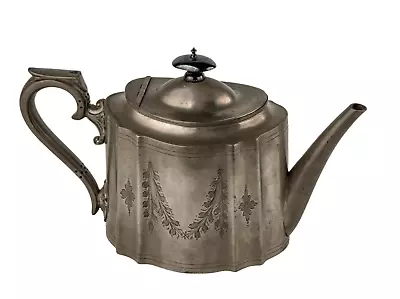 An Antique Victorian Era Walker & Hall Sheffield Teapot • £457.76