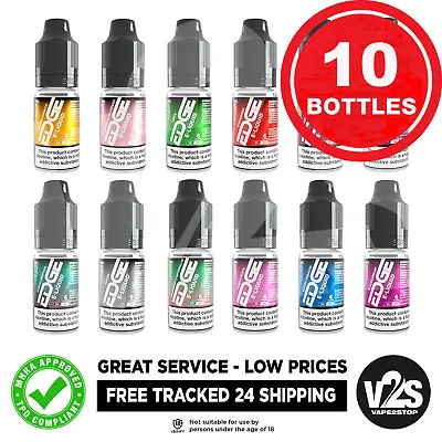 Edge E Liquid 10x10ml 10 Bottles Vape Liquid Vape Juice FREE TRACKED 24 POSTAGE • £15.99