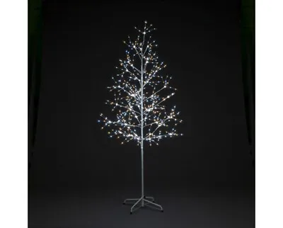 £29.95 • Buy Birch Twig Tree Snowy Pre Lit Christmas Outdoor Indoor Lights Xmas Decoration