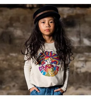 Rock Your Kid Ranbow Chaser LS Tee Crewneck Sweater AUS 4 - 5 • $35