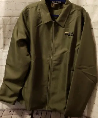 Fila Army Green Orbit Woven Jacket • $30