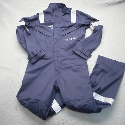 Scandia Coveralls Mens Large Blue ScanPyro Tropic Multi Hazard Boiler Suit • $104.77