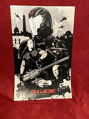 2013 GI Joe Retaliation Movie Poster 11x17 Limited Edition First Movie Showings • $8.92