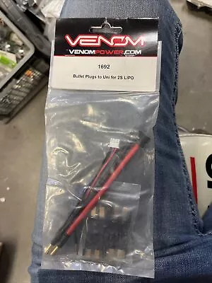 Venom 4mm Bullet Plug To Venom Universal Plug System For 2S 7.4V LiPo Batteries • $9.99