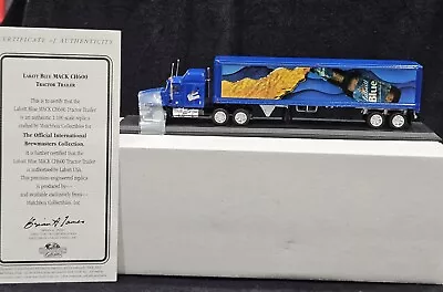 Matchbox LaBatt Blue Mack CH600 Tractor Trailer Truck Brewmaster CCY05/C-M 1:100 • $24.99