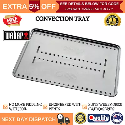 Weber Convection Trays 10pk BabyQ Q1000 Series #91147 Engineered With Vents NEW • $33.87