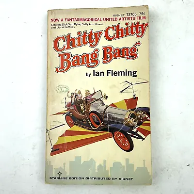 $13.49 • Buy Ian Fleming Chitty Chitty Bang Bang 1968 Signet Paperback Movie Tie-in 1st