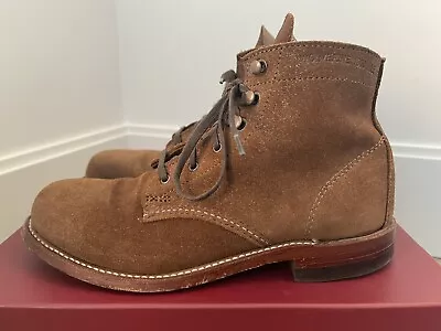 Wolverine Original 1000 Mile Boot - Style W40075 - Brown Suede Womens Size 6.5 B • £97.31