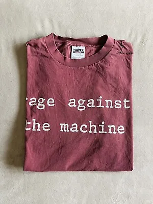 Vintage Rage Against The Machine Molotov Single Stitch Rock Band T Shirt XL • $144.99