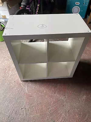 Ikea Kallax Shelving Unit White Used • £10