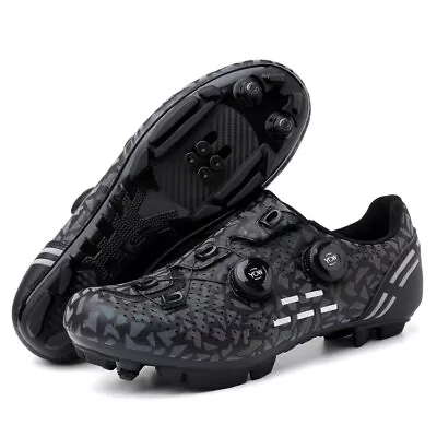 MTB Self-Locking Cycling Sneaker Men's Road Bike Shoes Racing Non-slip Shoes  • $42.33