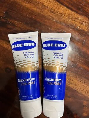$28.99 • Buy Blue-emu Fast Acting Odor Free Maximum Pain Relief, New(2)