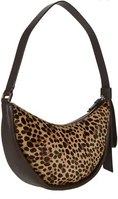 Kate Spade- SMILE- Leopard Print- Hair Calf- Small Shoulder Bag- Multi- NWT-$278 • $109.99