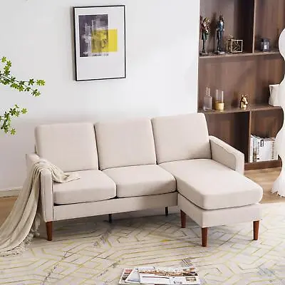 FCH Sectional Sofa Set L-Shaped Couch Living Room Convertible Indoor Modular • $229.98