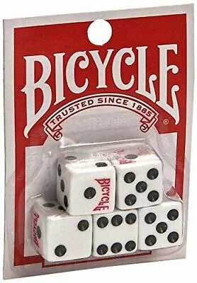 5 Regular Dice Die Bicycle Playing Cards Replacement Board Game Craps Yahtzee • $2