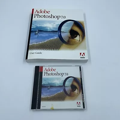 Adobe Photoshop 7.0 Upgrade Software Windows PC Serial Number + User Guide • $149.99