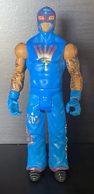 WWE Rey Mysterio Blue Best Of 2013 Mattel Basic Series Figure A3 • $9.99