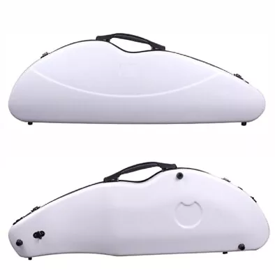 New White Violin Case 4/4 Carbon Fiber Violin Cases With Code Lock & Back Strap • $127.39