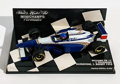 Minichamps 1/43 F1 Williams FW17 J. Villeneuve Silverstone 1 August 1995 • £24.99