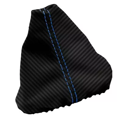 Manual Shift Boot Cover Carbon Fiber For VW Jetta MK3 1991-1998 Blue Stitch • $28.99