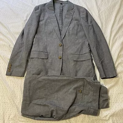 J.Crew Men’s Ludlow Slim Fit 2 Piece Suit X [38R] X [32x32] X [Gray Style F0127] • $225