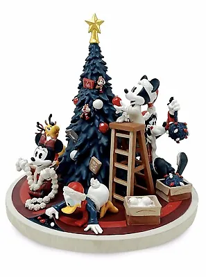 NEW Disney Mickey And Minnie Star Tree Topper Musical Christmas Tree Figure • $69.95