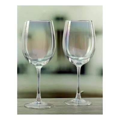 NEW Circleware Radiance Wine Goblet Set Of 2 By Spotlight • $14