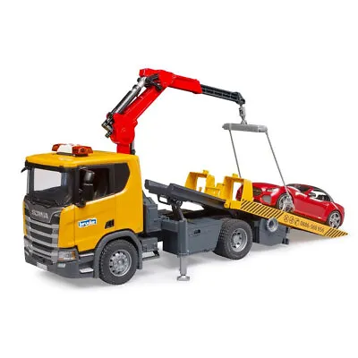 Bruder 1:16 Scania Super 560R Tow Truck With Bruder Roadster Kids Toy Set 3y+ • $199