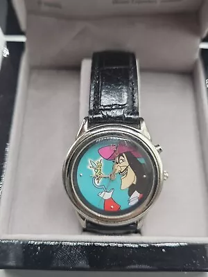 Disney Marc Davis Signature Collection Captain Hook & Thinker Bell Watch  LE • $165