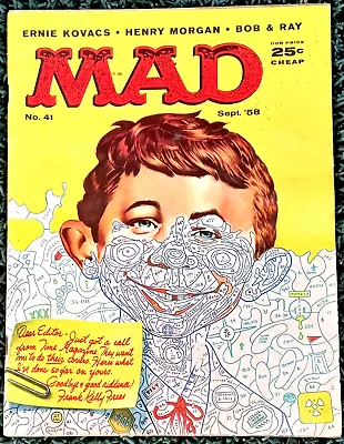 MAD Magazine #41 Sept 1958! VERY GOOD+/FINE!! 5.0! SHARP & SOLID!! $0.99 Start!! • $1.04