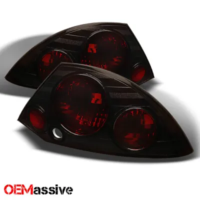 Fits 2000 2001 2002 Mitsubishi Eclipse Smoked Rear Tail Lights Brake Lamps Set • $64.99