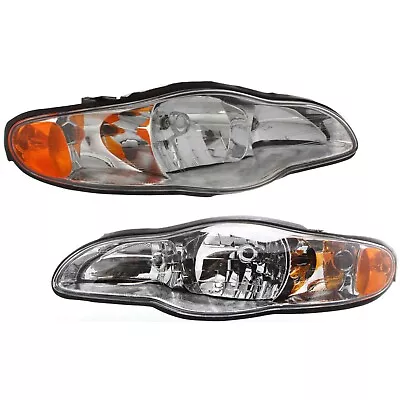 Pair Headlights Driving Head Lights Headlamps Set Of 2  Driver & Passenger Side • $122.05