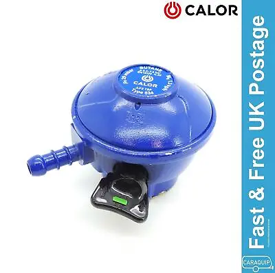 Calor Gas Regulator Butane Bottle Clip On 21mm 29mb Camping Caravan BBQ Heater • £12.95