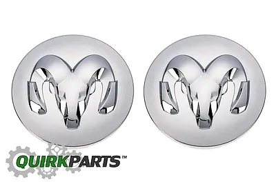 94-11 Ram Dakota Durango Journey Rams Head Wheel Center Cap Chrome (2) Oem Mopar • $45.97