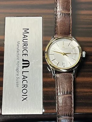 MAURICE LACROIX Les Classiques Ladies Swiss Date Quartz Watch LC1113 WR30m Ø28mm • £307.32