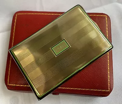 J.E. Caldwell & Co. 14K Gold Cigarette Case 1930 Art Deco Horn Hardart Baking Co • $9799.95