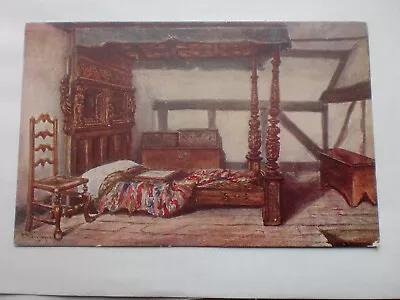 Anne Hathaway Cottage Bedroom. J. Salmon W. W. Quatremain Stratford Warwick Art • £5.95