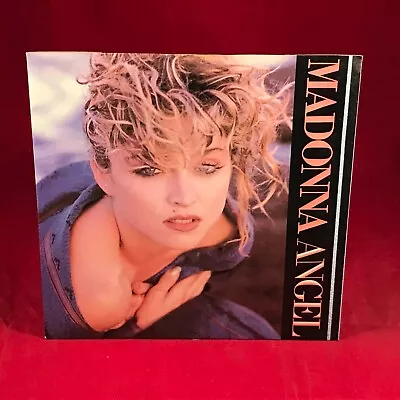 MADONNA Angel 1985 UK 7  Vinyl Single Burning Up Original 45 W8881 Burning Up B • £13.01