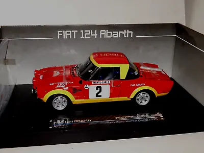 Fiat 124 Abarth #2 Rally Montecarlo 75 Mikkola Sun Star 4947 1:18 • $127.99