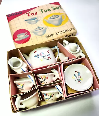 Vintage Japan Mini Toy China Tea Set 13 Pieces • $9.50