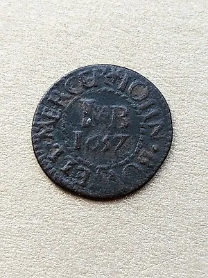 1657 Oxford John Bowell Token Cromwell Era Token. 17th Century Rare Mercier Coin • £59.95